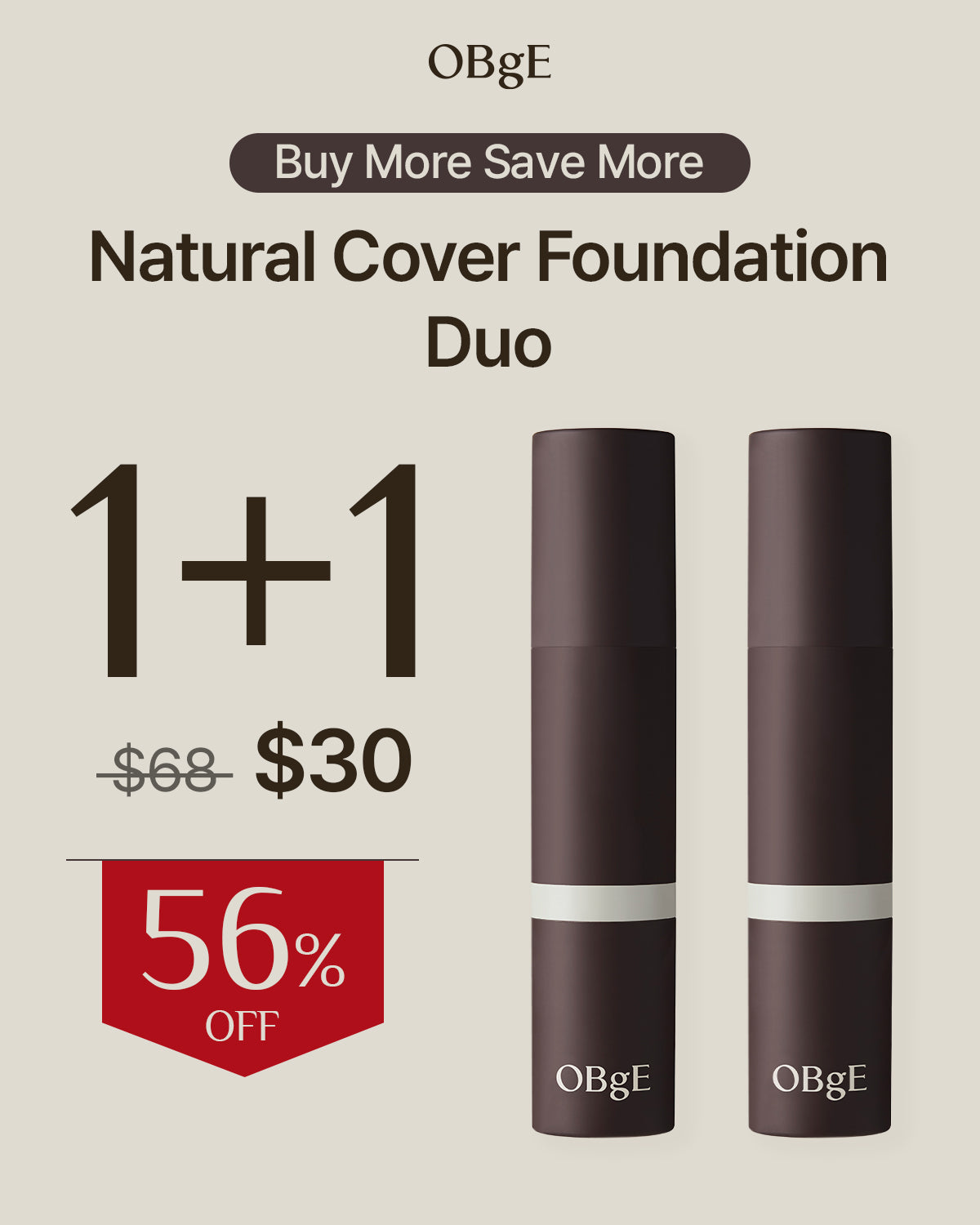 Natural Cover Foundation Duo
