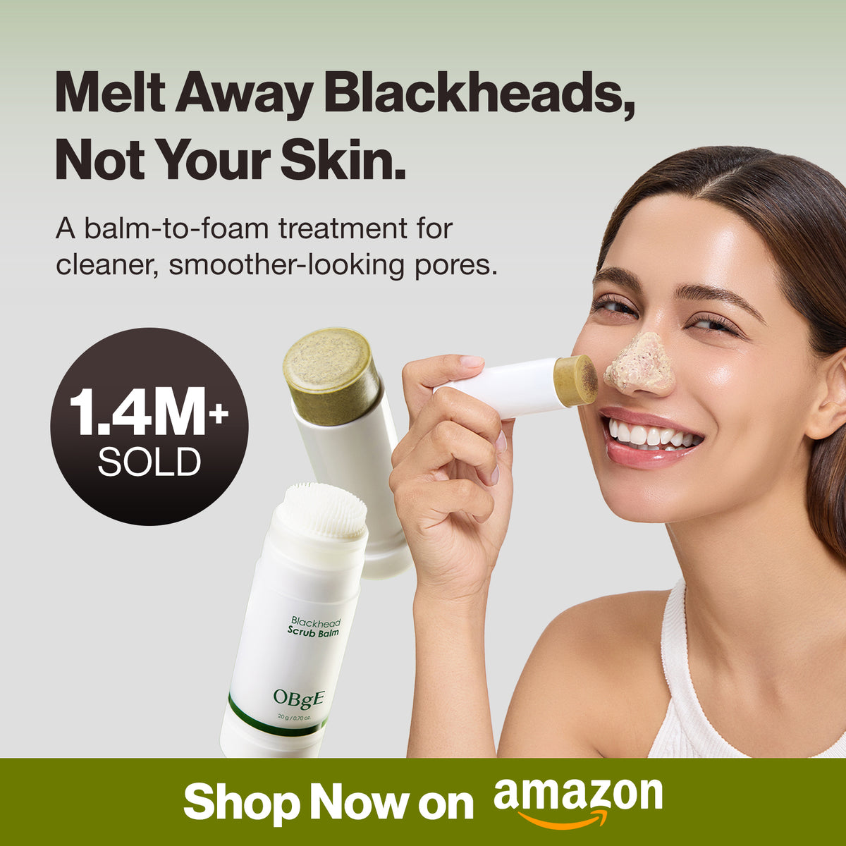 [Amazon Best Seller] OBgE Blackhead Scrub Balm