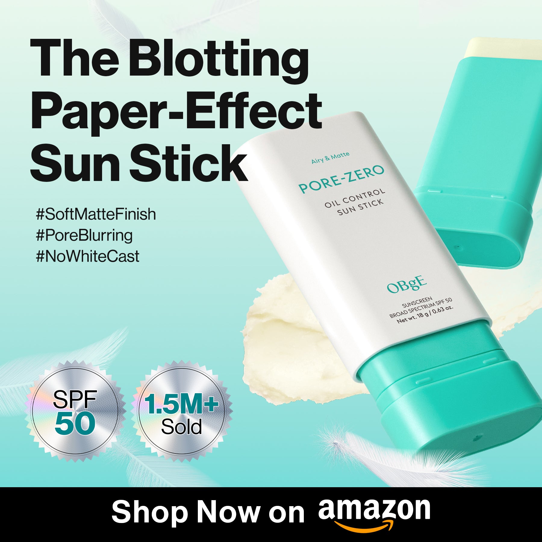 [Amazon] Pore Zero Oil Control Sunstick